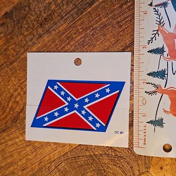 Vintage rebel flag dixie sticker - Picture 5 of 8